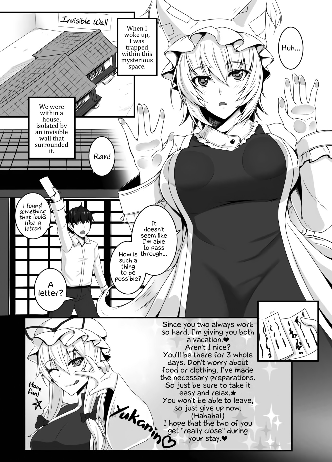Hentai Manga Comic-Spending 3 Days Alone With Ran, During Mating Season-Read-2